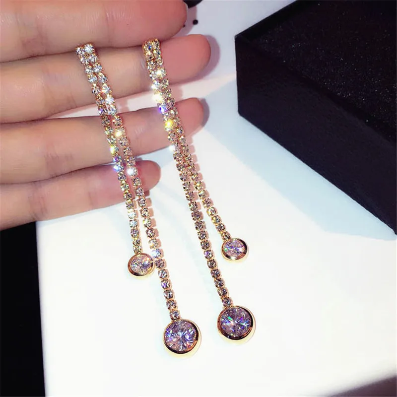 Женские длинные серьги модные ювелирные изделия|fashion long earrings|long earringslong earings fashion |
