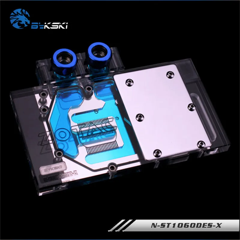Водяной блок Bykski для графической карты ZOTAC GeForce GTX1060 3GD5/6GD5 HA|Кулеры и системы