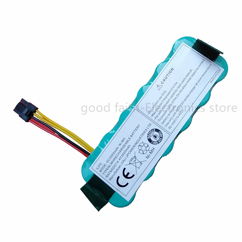 Аккумулятор для Kitfort KT504 Haier T322 T321 T320 T325/Panda X500 X580/ecovas Зеркало CR120/Dibea X500 X580 Роботизированный Вакуумный