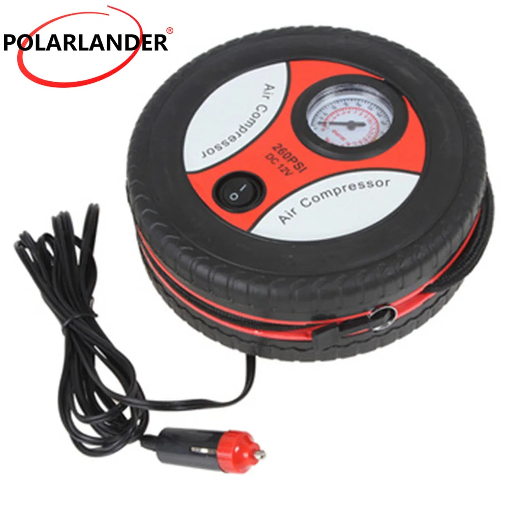 

19 Cylinder Car Air Compressor Portable Pump Authentic Quality 260PSI 12V 80W