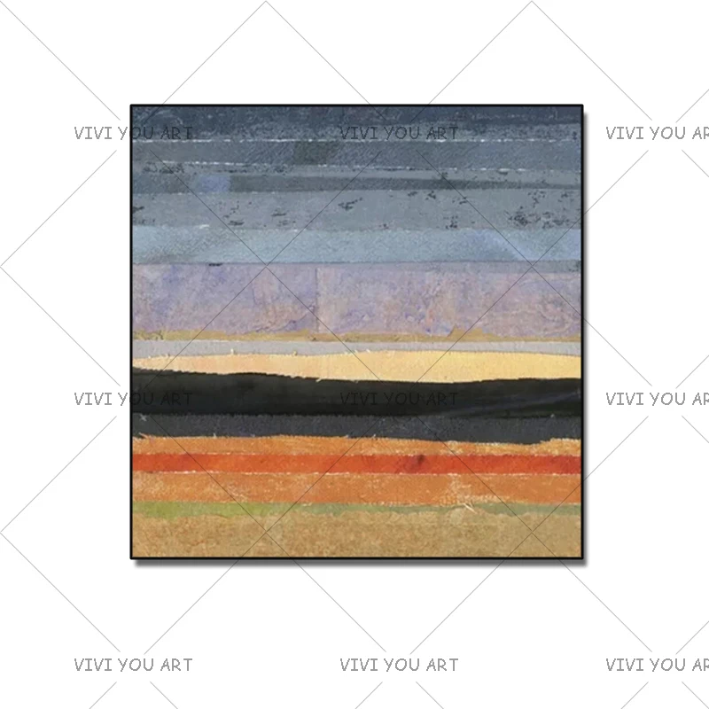 Абстрактные граффити картина маслом холст работа простой цвет 100% ручная для кафе