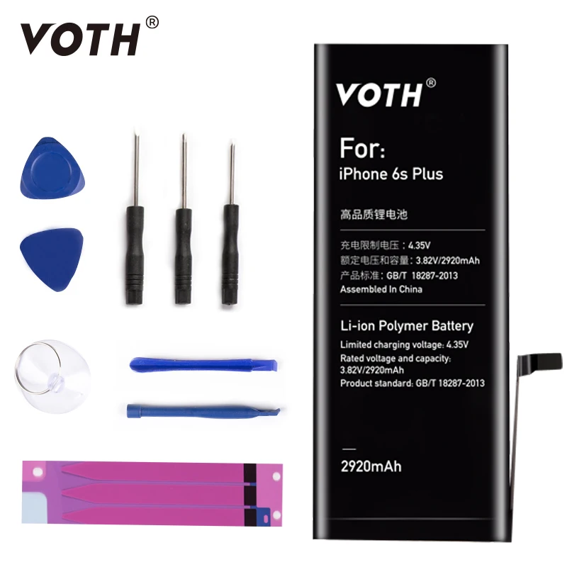 VOTH Оригинальный аккумулятор для Apple iPhone 6 S plus 6SP внутренний Емкость 2920 мАч