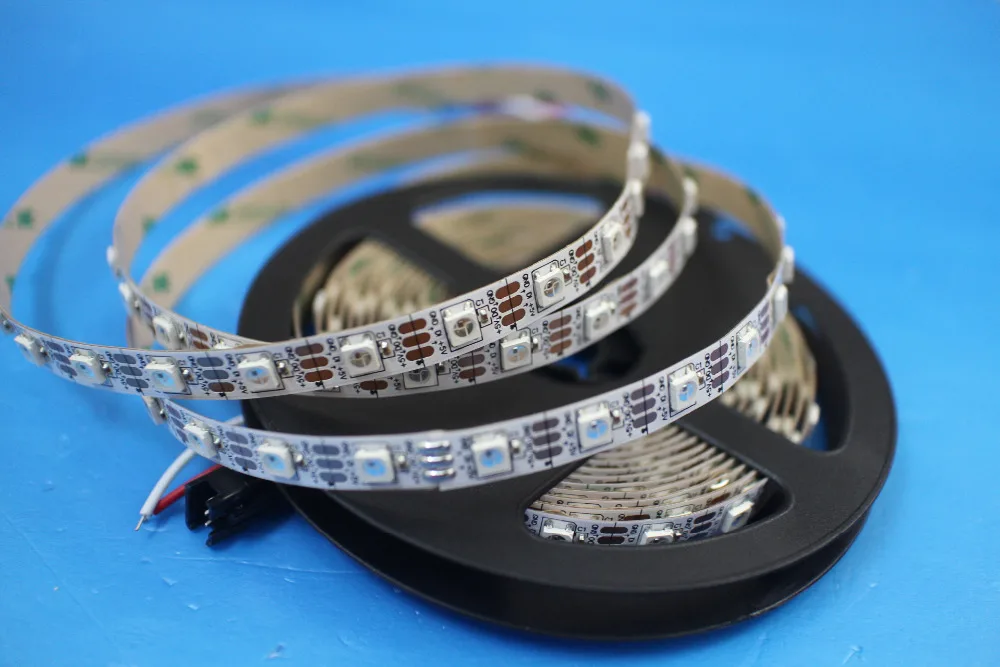 Светодиодная лента WS2812B 5050 RGB 5 м 150 светодиодов 300 30 светодиодов/м индивидуально