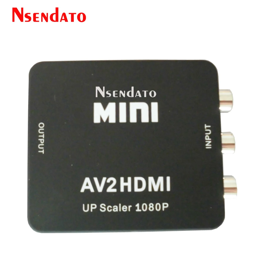 Мини RCA к HDMI Композитный Аудио Видео AV CVBS адаптер конвертер AV2HDMI L R HD видео