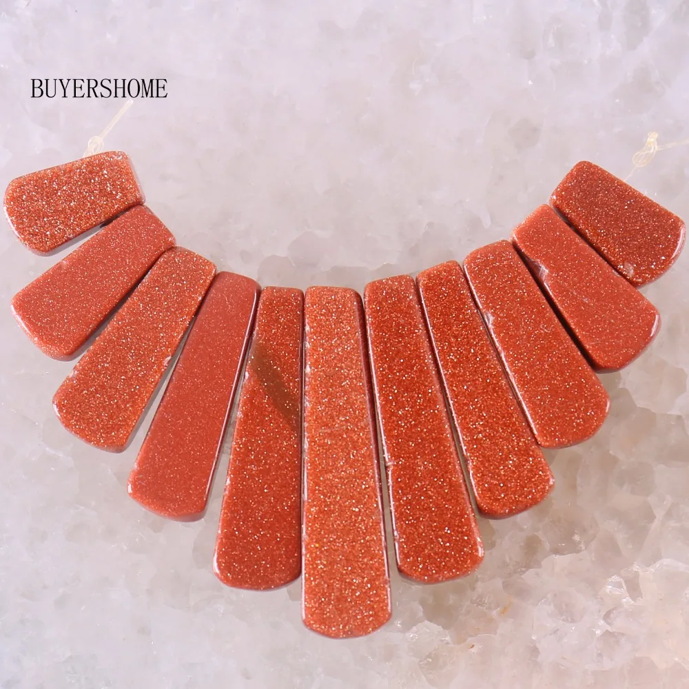 Модные ювелирные изделия из натурального камня золотой песчаник подвесные