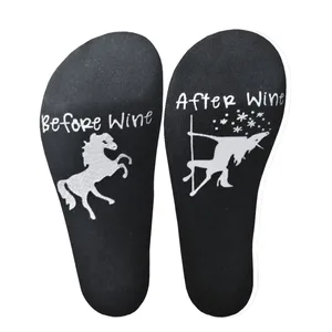 Мужские забавные новые сумасшедшие носки, веселые женские креативные носки до щиколотки, хлопковые черные крутые носки с надписью