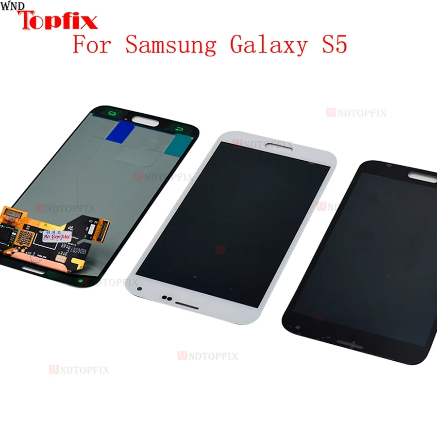 Super AMOLED ЖК дисплей дигитайзер сенсорного экрана для Samsung Galaxy S5 G900F G900I G900M G900A в