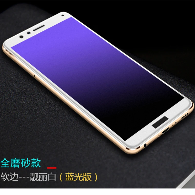 Blue-White Mi croData Xiaomi mi 6 5X A1 глобальная версия 3D полное покрытие матовое Закаленное стекло Защитная пленка для экрана красный mi Note 4X Note4 - Цвет: Blue-White