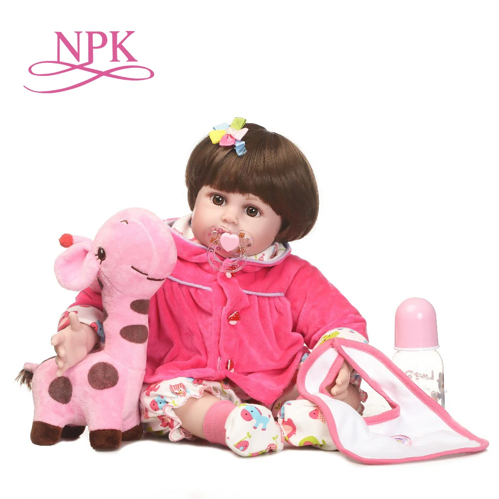 Кукла новорожденная NPK мягкая силиконовая ручная работа подарок на день