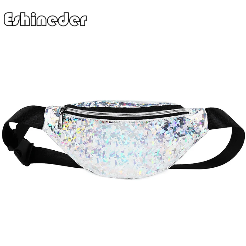 ESHINEDER Женская поясная сумка Лазерная Heuptas Hip банановые Сумки унисекс Bolso