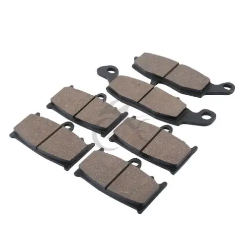 

6 pcs Rear & Front Semi Brake Disc Pads Set Kit For KAWASAKI VN 2000 VULCAN / CLASSIC