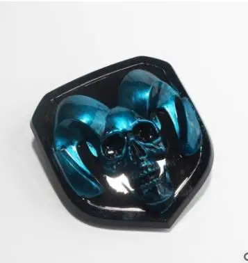 3D Автомобильная головка решетка багажника Наклейка s Металлическая Эмблема фитинг эмблема наклейка Ram головка для Dodge Ram 1500 эмблема задней двери, знак - Название цвета: small