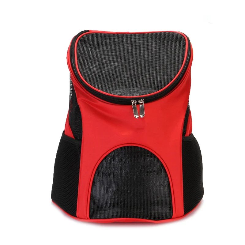 Red С дышащей сеткой Cat Carrier Рюкзак для кошек для отдыха на открытом воздухе кошка перевозки сумка; товары для домашних животных Mascotas transporte, одежда для девочек с принтом - Цвет: Red