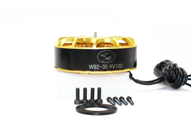 HLY W9235 KV100 бесщеточный двигатель с Большим дисковым Мотором для тяжелых