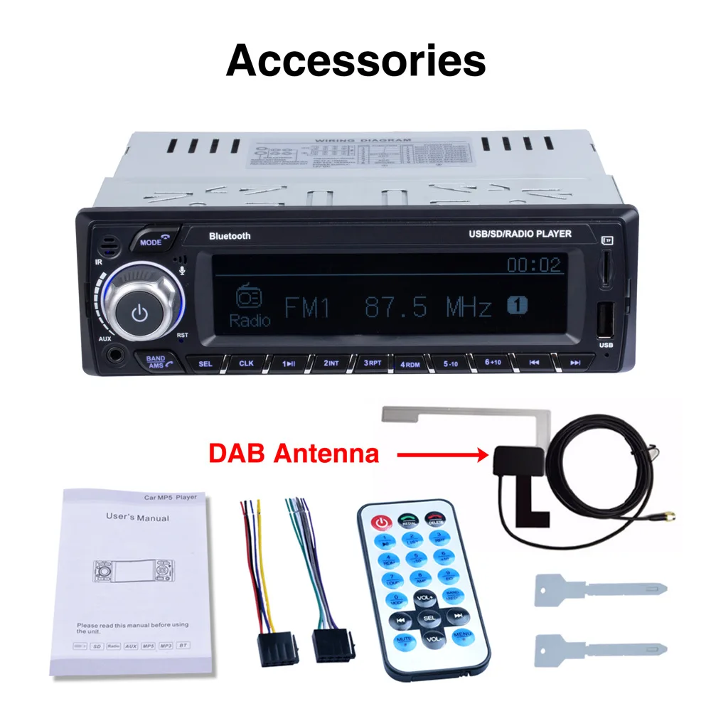Автомобильный MP3 AUX адаптера SD карты включающим в себя гарнитуру блютус и