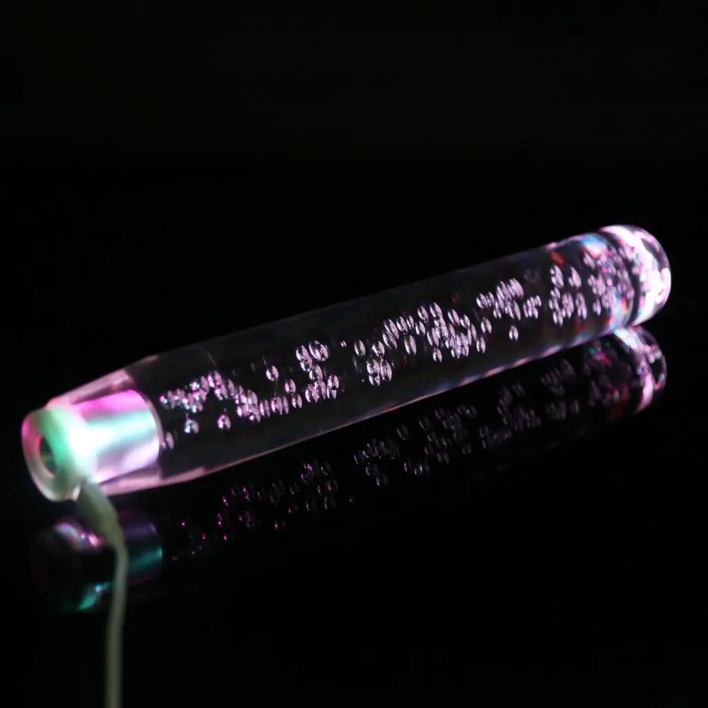 Универсальные Акриловые светодиодные Кристальные Пузырьковые ручки для