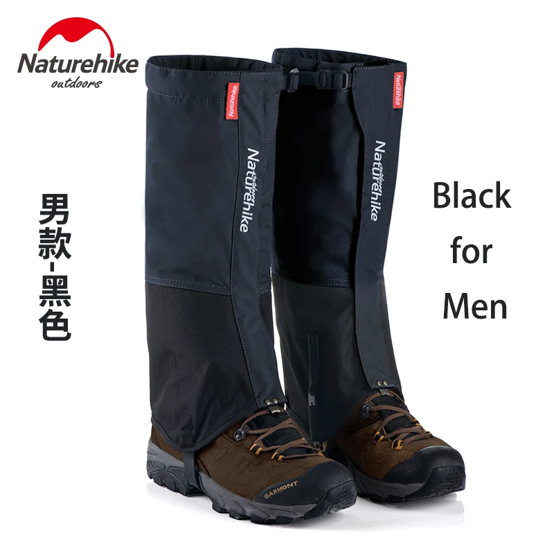 Black for Men Naturehike походные гетры на открытом воздухе водонепроницаемые походные горные охотничьи походные пустынные мужские и женские зимние леггинсы Tozluk гетры - Цвет: Black for Men