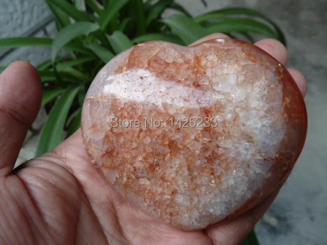 

193g NATURAL PRETTY AMETHYSTS QUARTZ CRYSTAL HEART HEALING 25