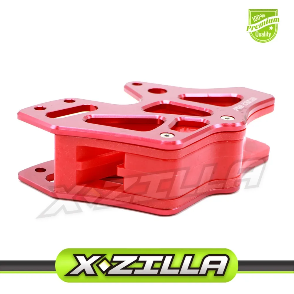 Красная Защитная крышка для цепи CNC 60T направляющая драйвера HONDA CRF 250 CRF250 CRF250R CRF450R