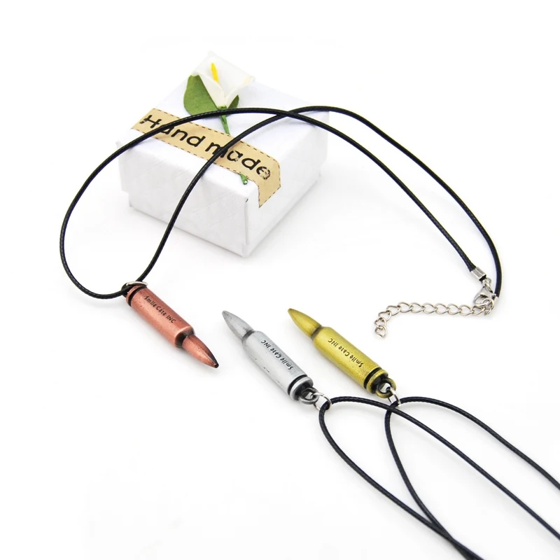 Популярная оригинальная новинка кожаная цепочка Counter Strike ожерелье-чокер с пулями