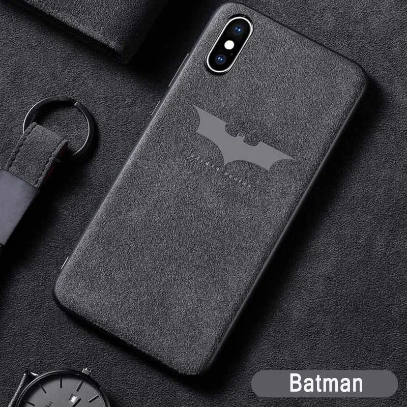 BATMAN Логотип роскошного автомобиля чехол для телефона для iPhone 6S Plus 7 7Plus 8 8Plus X 10 XR XS Max 11 Pro 11Pro Coque силиконовый кожаный чехол с Бэтменом - Цвет: BATMAN