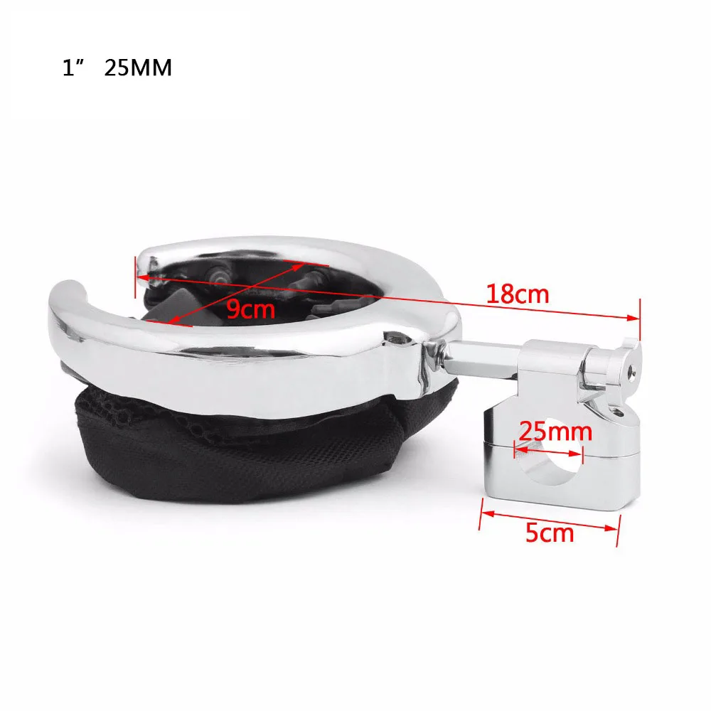 7/8 &quot1&quot Руль для мотоцикла держатель питьевой чашки сумка бутылки воды Harley Sportster