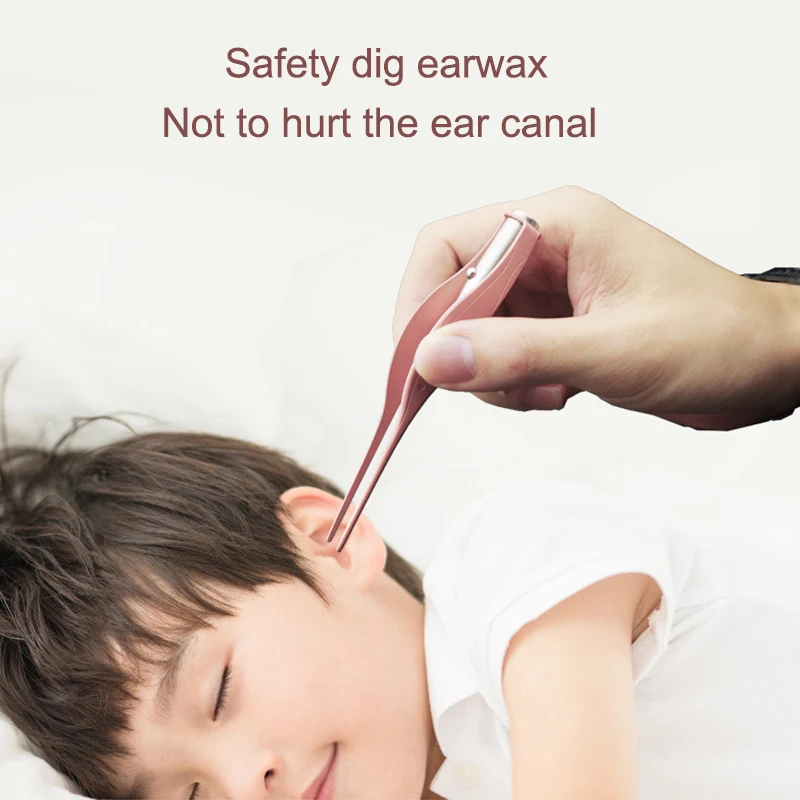 1 Pcs Ear Picks Children Led Light Cleaning Tool for Hygiene Care Spoon Earpick In-ear MFJ99 | Красота и здоровье