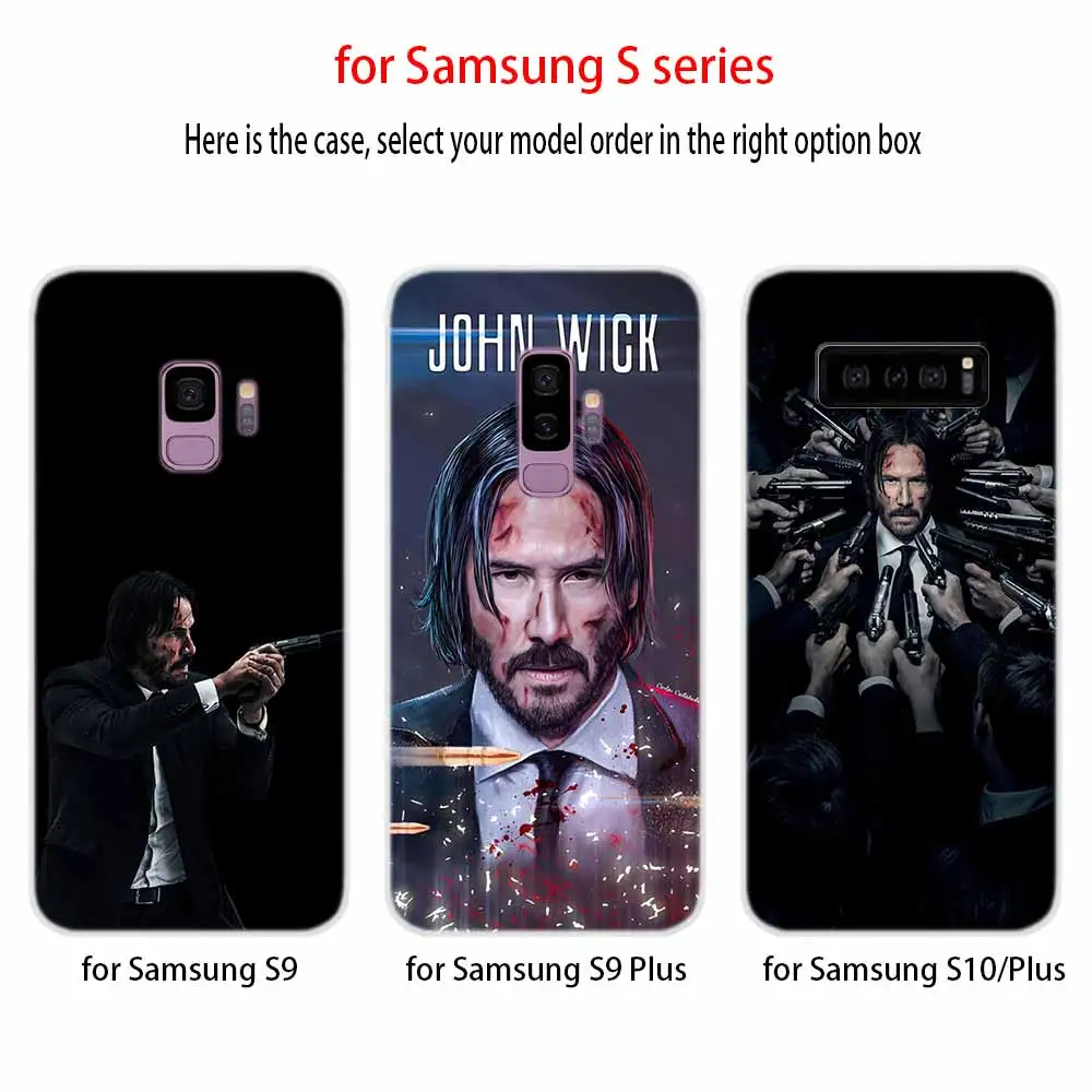 Мягкий чехол John Wick для Samsung Galaxy S7 Edge S8 S9 S10 S11 S20 S21 Plus Lite E Ultra | Мобильные телефоны и