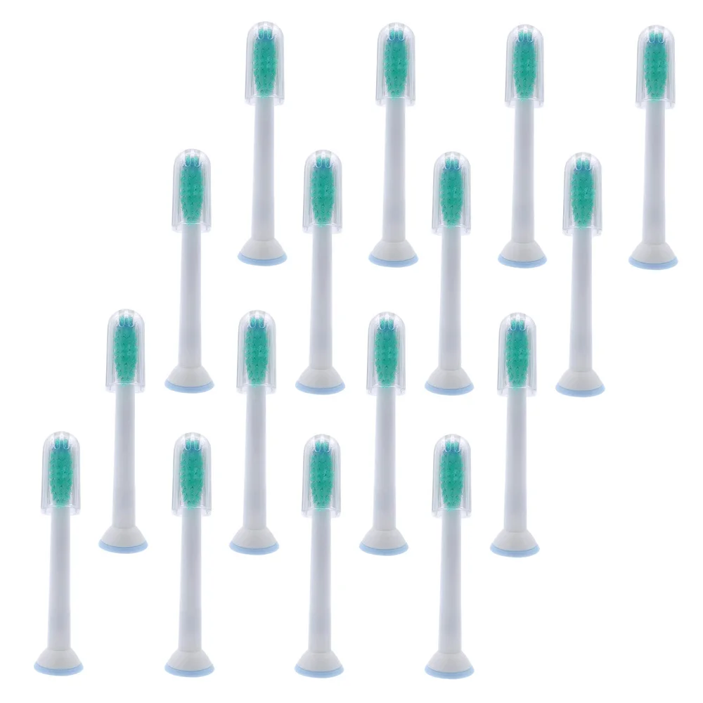 16 шт./лот Замена Зубная щётка головки с крышкой для Philips Sonicare HX6530 HX9340 HX6930 HX6710 HX9140 HX6921HX6711 HX6730
