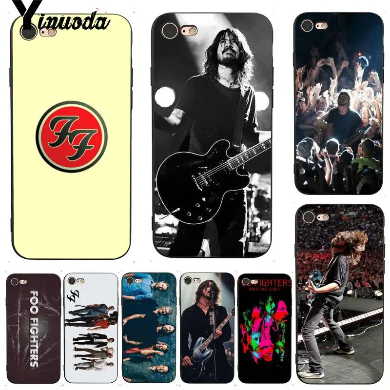 Yinuoda FOO Fighter модный качественный Роскошный чехол для телефона iPhone 7X6 6S 8 Plus X 5 5S SE XS XR