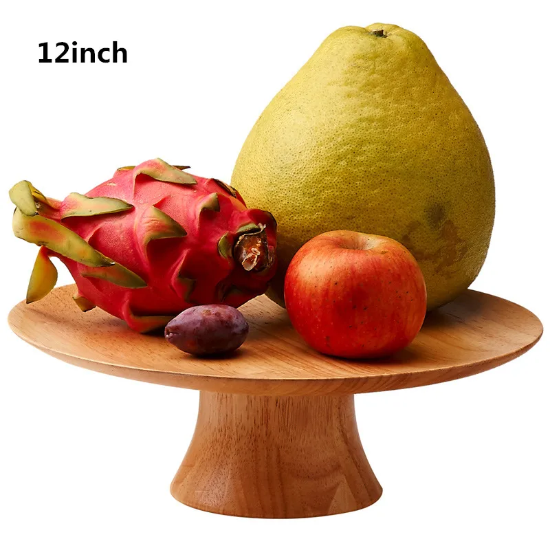 12 дюймов деревянная подставка для торта в японском стиле Сервировочные подносы