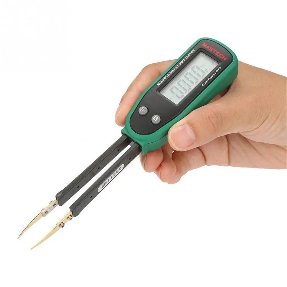 Оригинальный Смарт тестер MASTECH SMD измеритель емкости мультиметр MS8910 3000 отсчетов