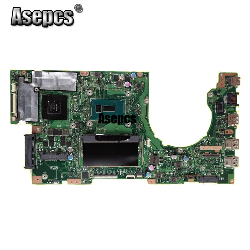 Asepcs K501LX материнская плата для ноутбука For Asus A501L V505L K501LB K501L K501 тестовая оригинальная 4G RAM I7 5500U GTX950M|Материнские