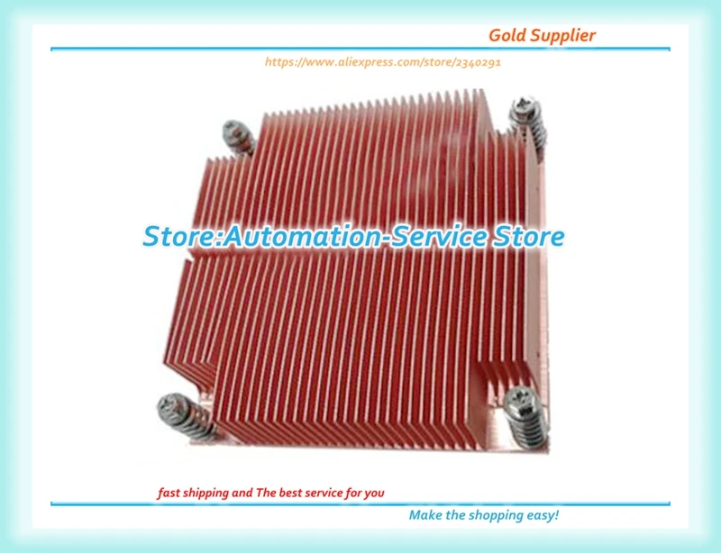 1U Server Pure Copper CPU Radiator 1155 1156 1150 1366 2011 Passive Fan Less | Электроника
