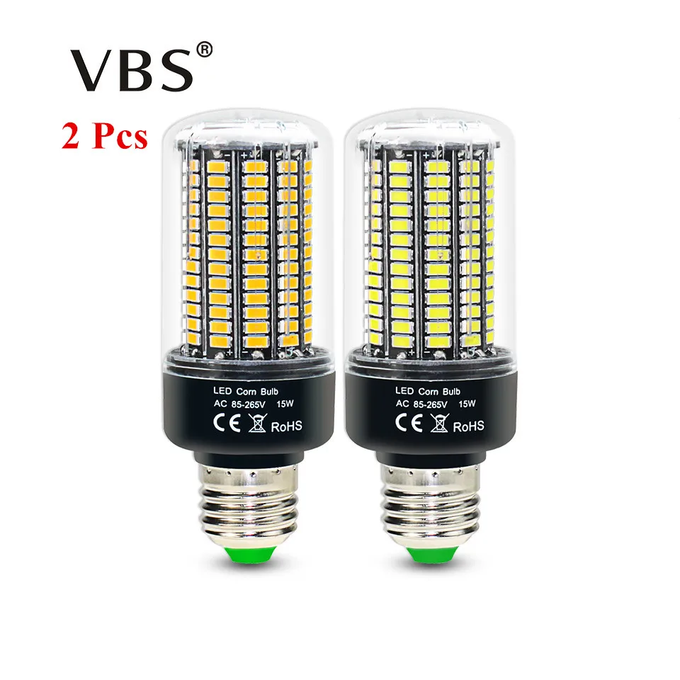 Светодиодная лампа 5736 SMD E27 E14 2 шт. без мерцания 3 5 Вт 7 9 12 15 85-265 в постоянный ток