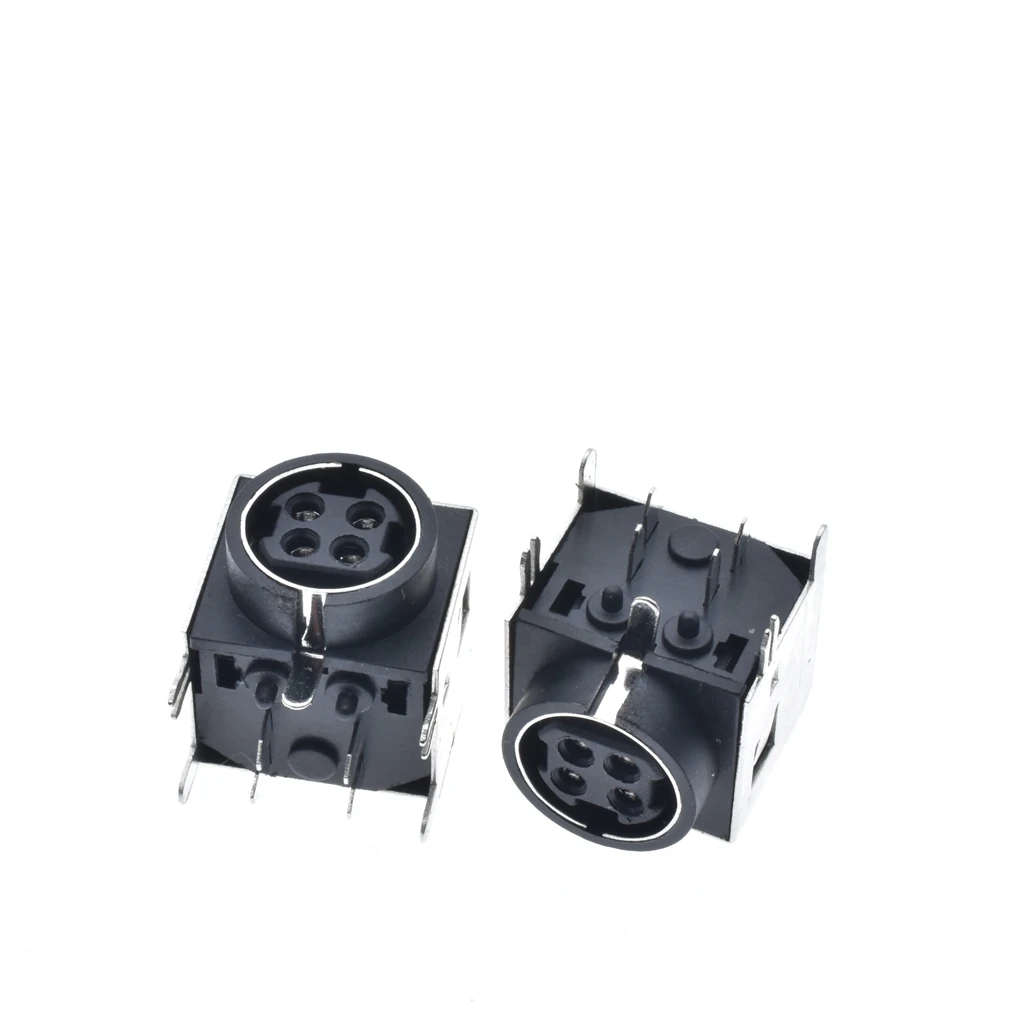 4 контактный разъем питания постоянного тока гнездовой DIN PS2 экранированный порт