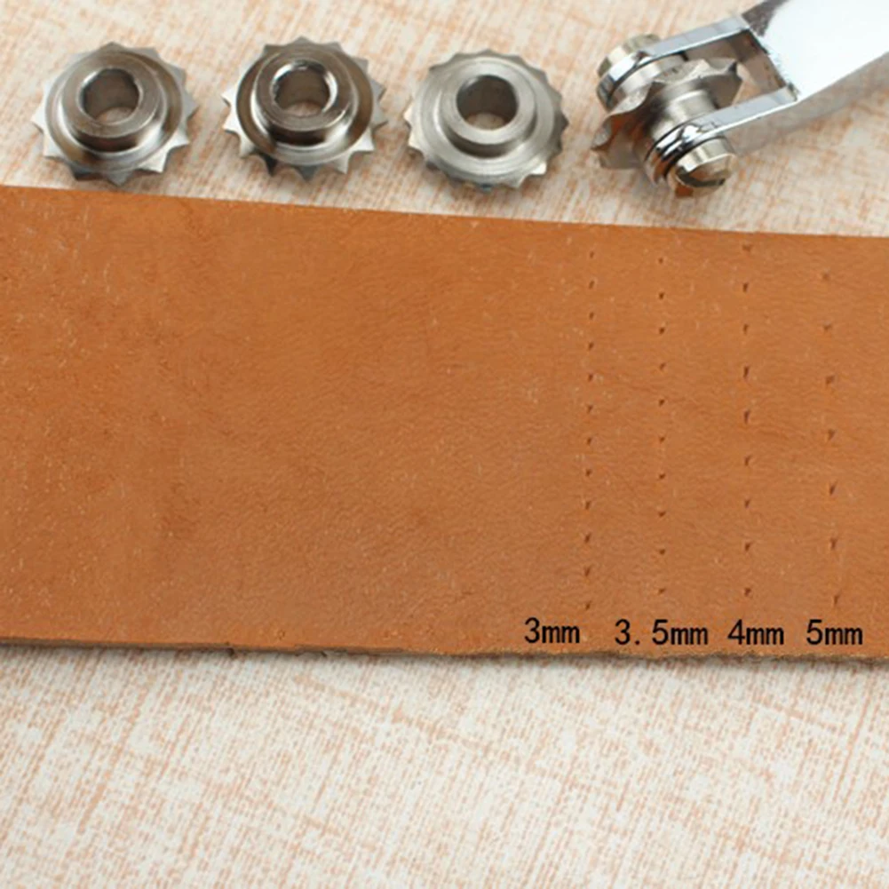DIY Craft Spacer ручной кожаный набор инструментов для рукоделия кожаных рабочих сталь +