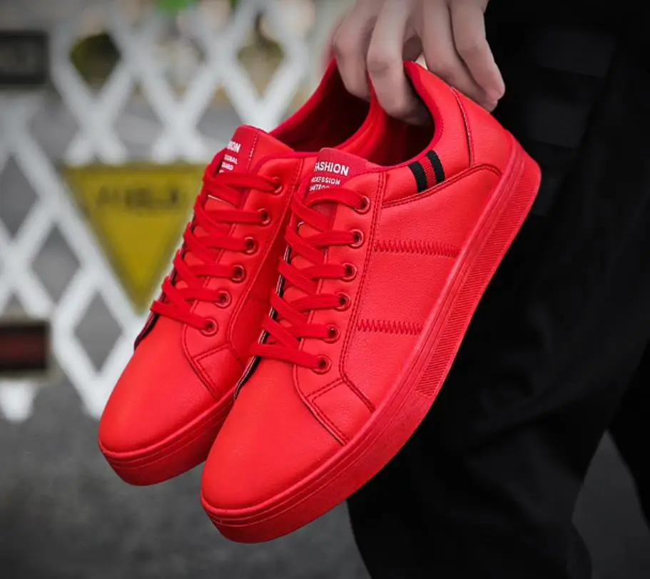 2018Men's casual shoes spring and autumn season new men's small white students low help fashion trend | Обувь