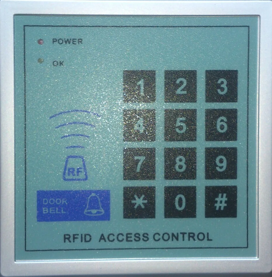 RFID 125 кГц EM ID клавиатура Электрический блокировка страйка брелок Полный комплект