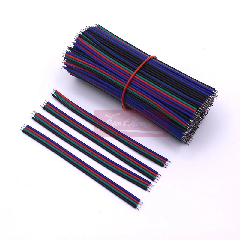10 см 4pin Электрический кабель провод разъем Шнур для 3528 5050 RGB светодиодные