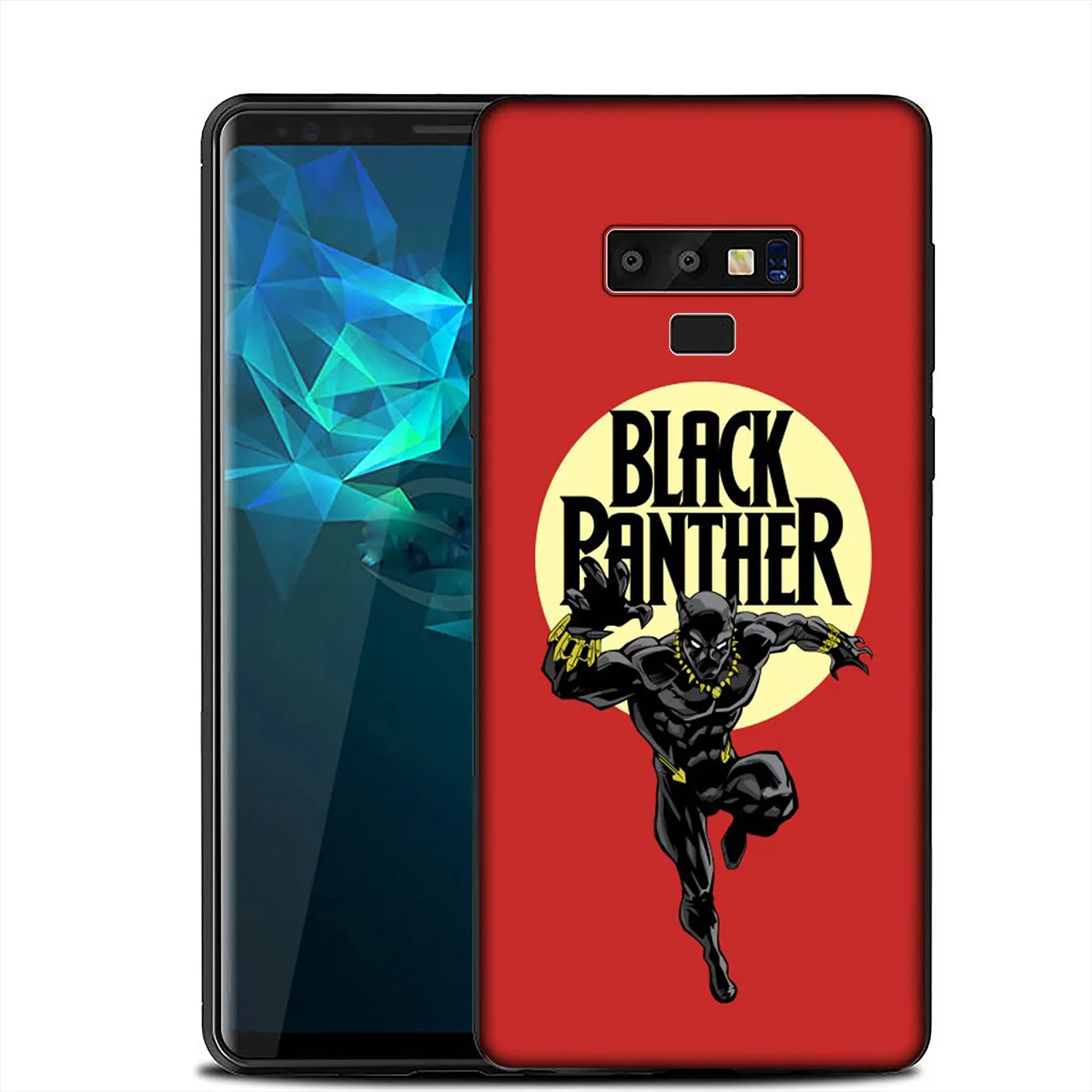 IYICAO Мстители Marvel Черная пантера Мягкий силиконовый чехол для Samsung Galaxy A6 Plus A9 A8 A7 2018