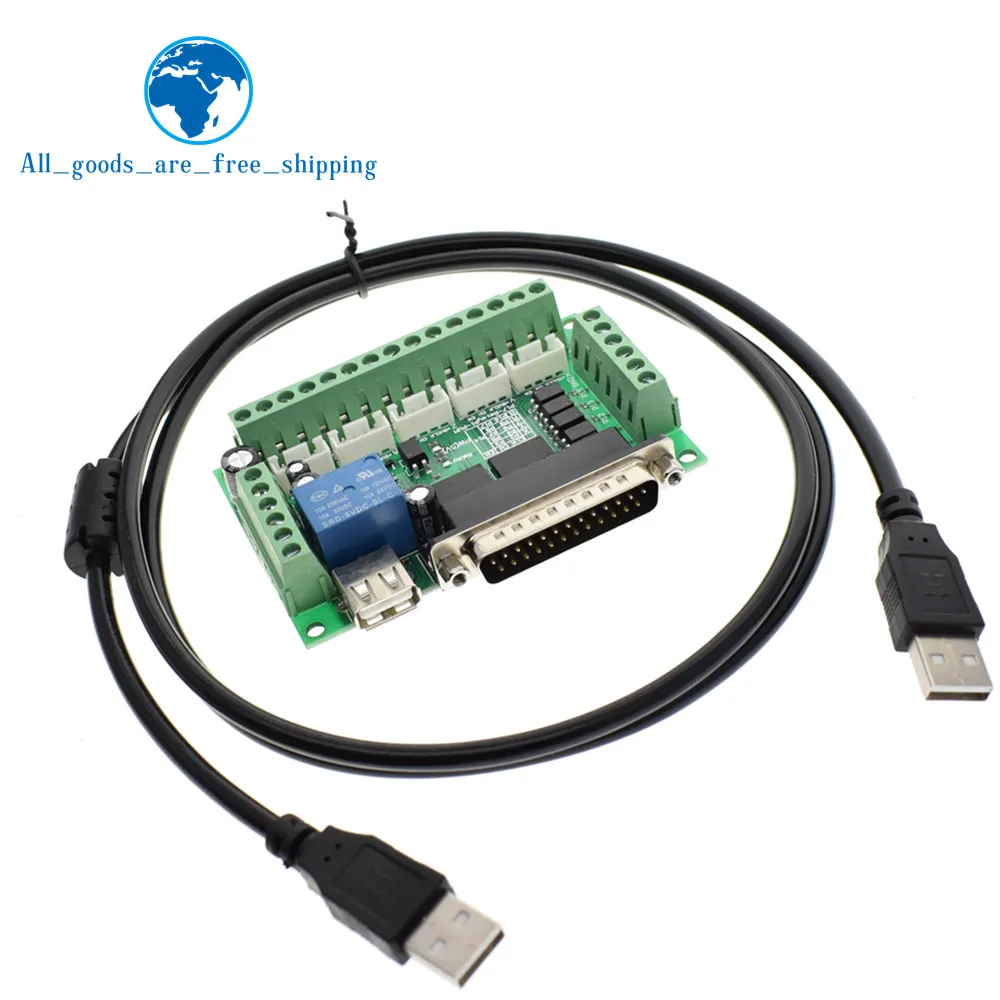 Коммутационная плата Mach3 оригинальная коммутационная с 5 осями ЧПУ оптическим