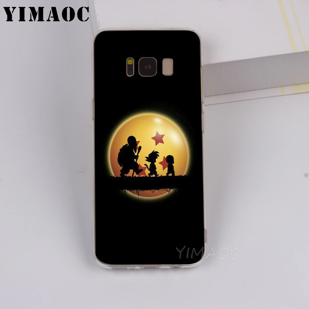 YIMAOC DBZ Dragon ball сотовый аниме мягкий чехол для Galaxy j3 j5 j6 j7 A5 2016 2017 A6 A9 2018 Note 8 9 S7 edge S8 S9 S10