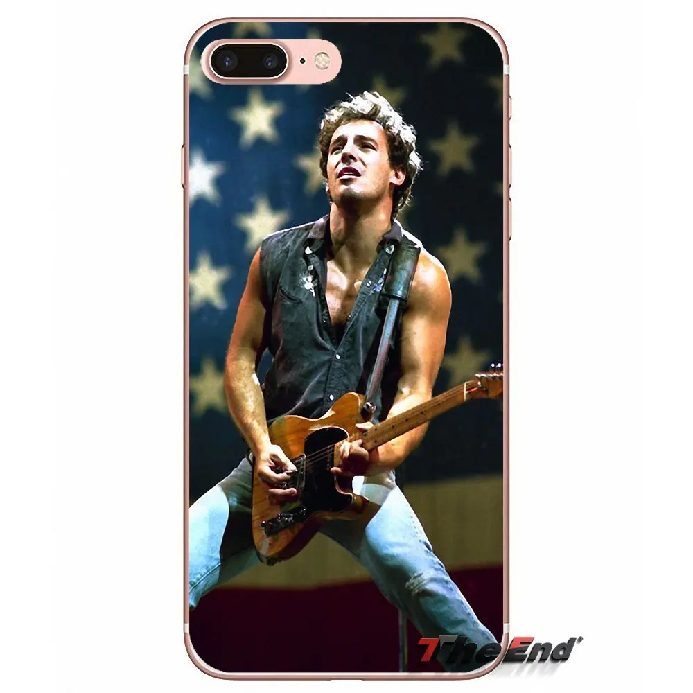Для Sony Xperia Z Z1 Z2 Z3 Z5 compact M2 M4 M5 E3 T3 XA Aqua LG G4 G5 G3 G2 Mini Capa Bruce Springsteen Guitar signed Case Cover |