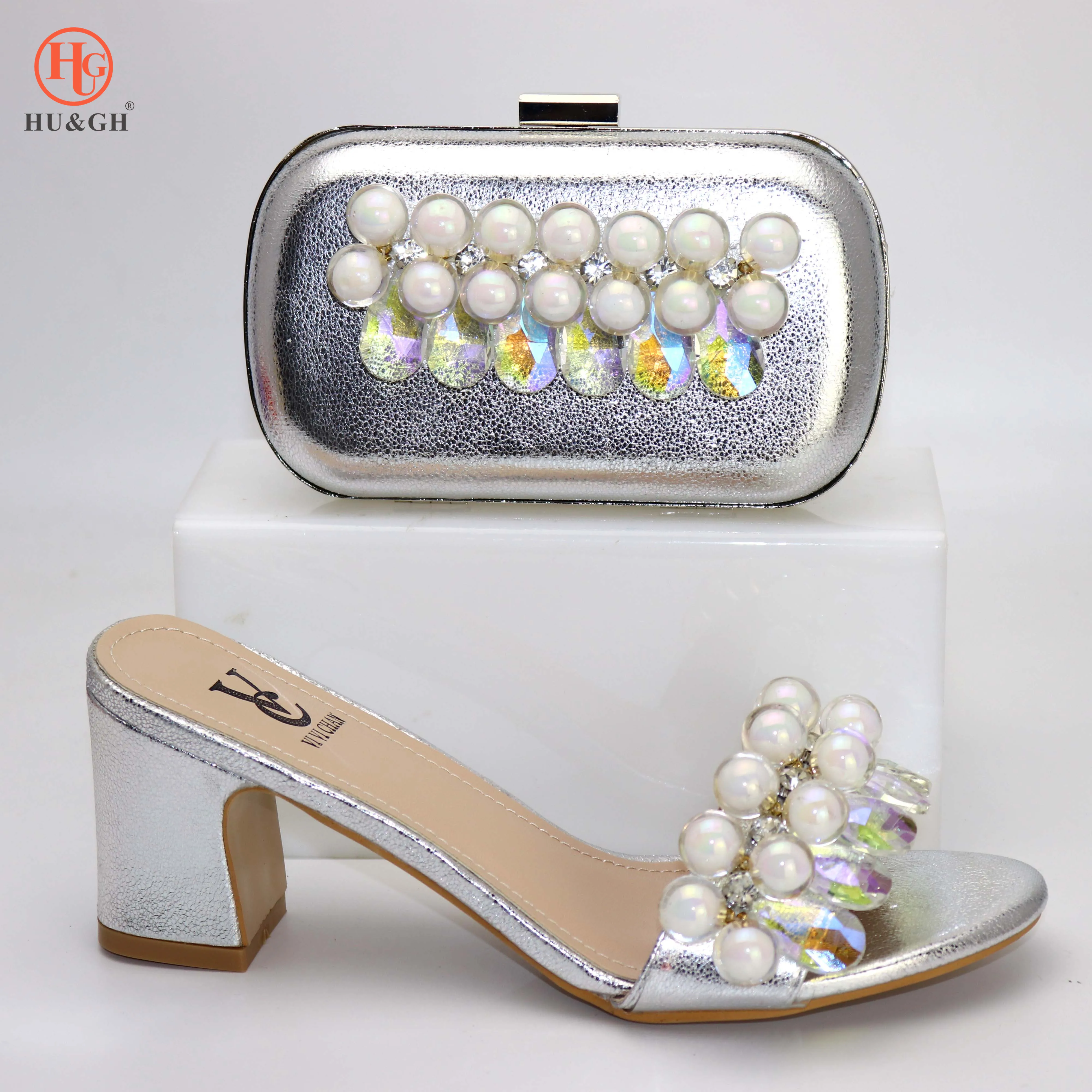 Комплект из туфель и сумочки в нигерийском стиле комплект итальянских для