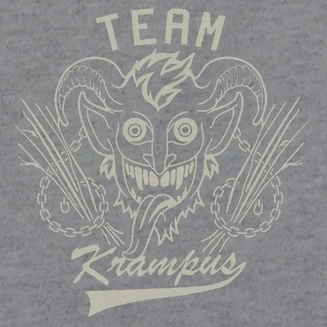 Высококачественная повседневная футболка с принтом новая командная KRAMPUS мужская