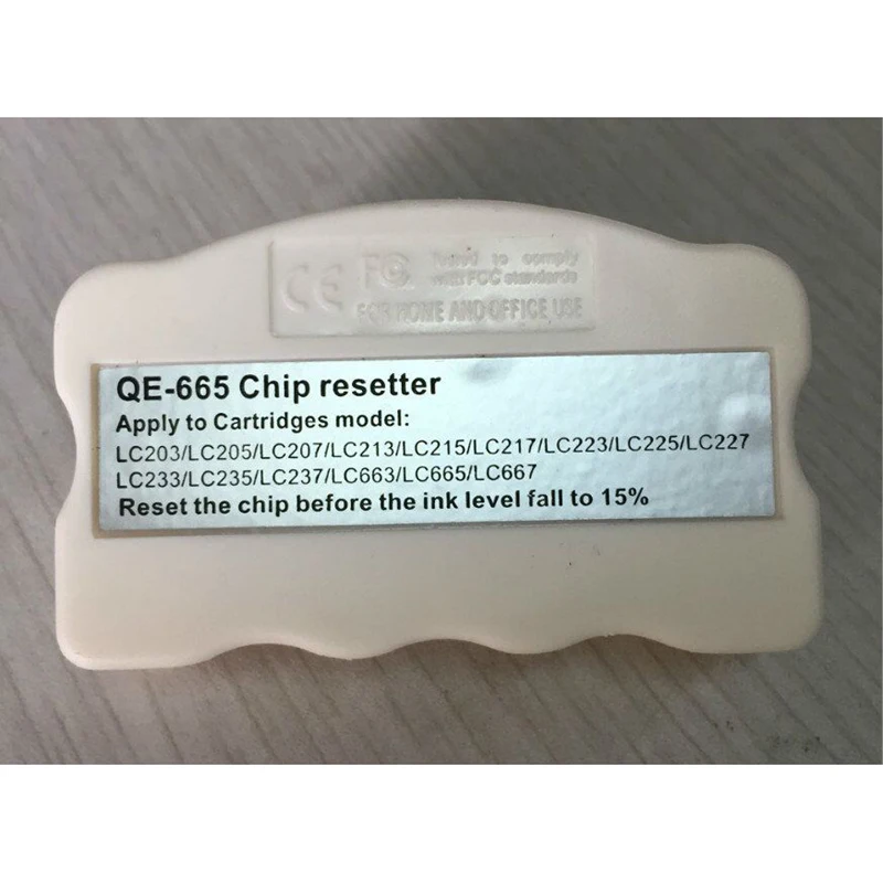 Новый сбрасыватель микросхем Einkshop QE665 для Brother LC223 LC225 LC227 LC229 LC203 LC205 LC207 lc213