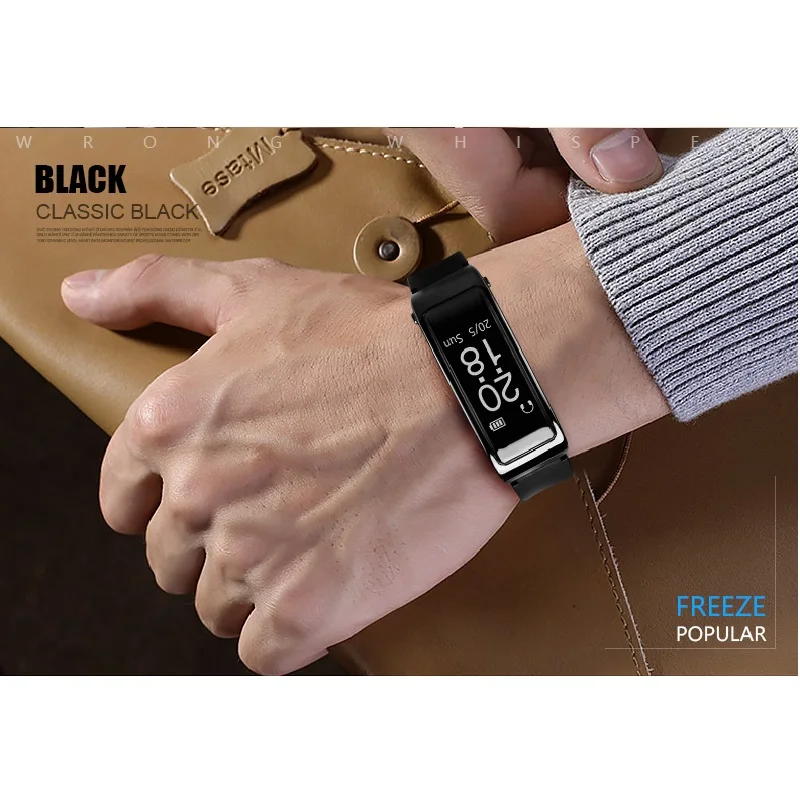 Y3 Bluetooth гарнитуры Smart Talk Band фитнес браслет пульсометр D.W.L Трекер Активности