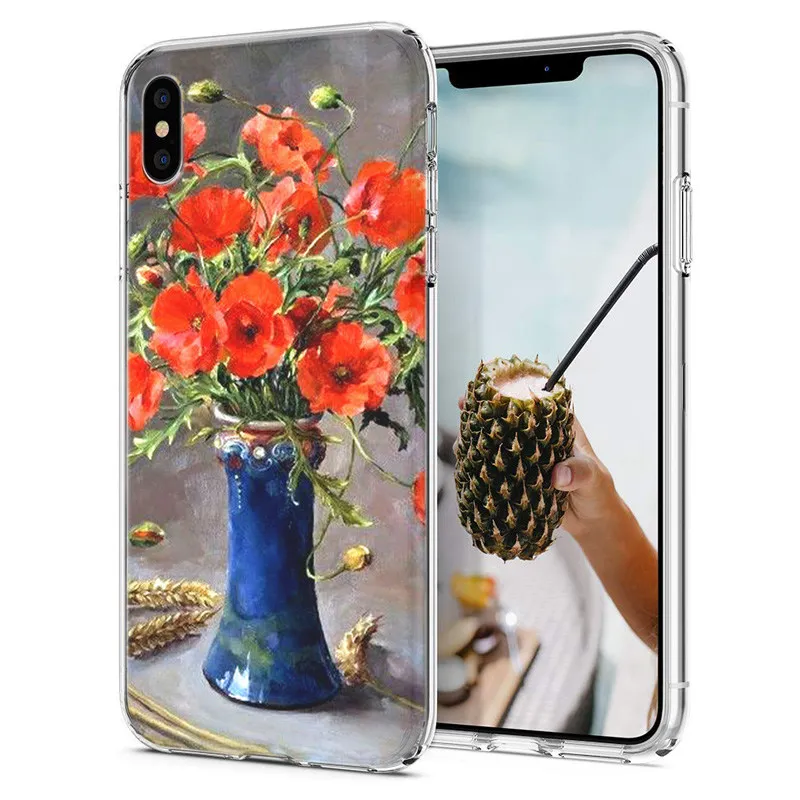 Модный мягкий из высокотемпературного полиуретана силиконовый чехол для iPhone X XS