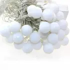 Бесплатная Доставка AC220V 8 Вт 10 м 50 Светодиодные Шаровые струнные лампы Красочные rgb Рождественская елка свет праздник свадьба вечеринка украшение сада